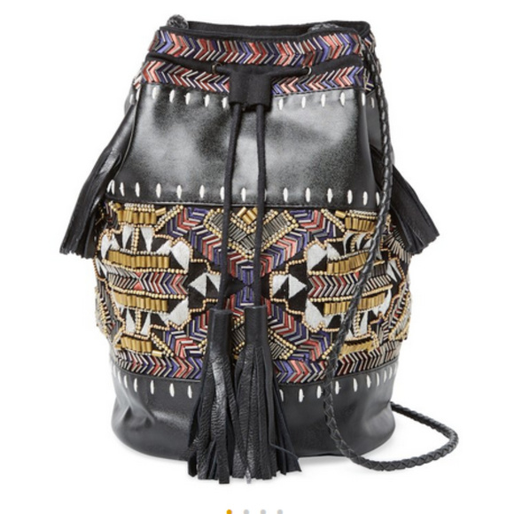 Anthropologie Handbags - Anthropologie Antik Batik ibban leather bucket bag
